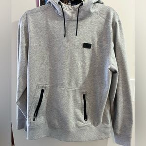 Medium grey Abercrombie and Fitch hooded sweatshirt